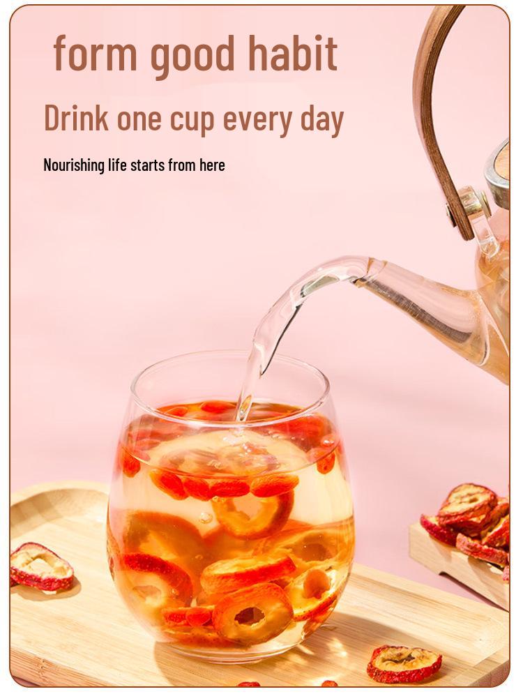 Чай из боярышника и листьев лотоса с семенами кассии от Шэнь Чживэнь – Травяной напиток для летнего здоровья