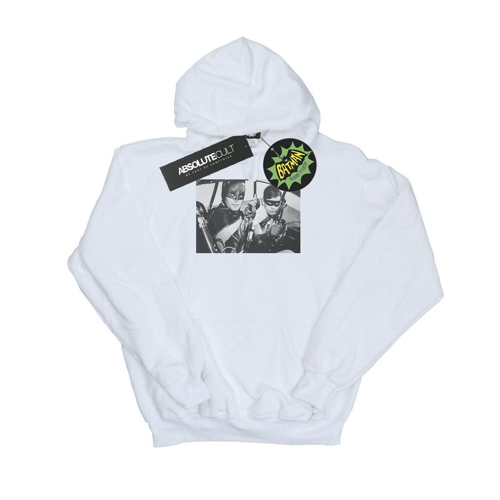 DC Comics Womens/Ladies Batman TV Series Ready For Action Hoodie