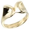 TIFFANY&Co. Ribbon Ring K18 Yellow Gold #4.1(US Size) 4.64g Women Used