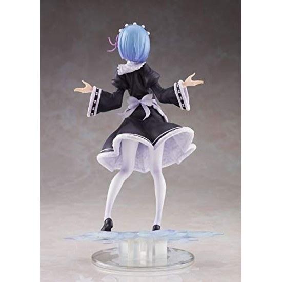 Taito ReZero Зимняя горничная Рем Красочная аниме ПВХ фигурка Шедевр художника Высота 20,32 см