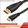 Mini HDMI To HDMI Cable for Tablets, Cameras, and Notebooks