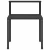 Potting Table 60 x 50 x 104 cm Powder Coated Steel Black