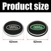 4Pcs 62mm For Land Rover Car Styling Car Wheel Center Hub Cap Covers Badge Range Rover L322 L405 Freelander Discovery SVR Evoque wsvz7