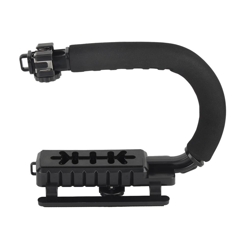 Камера Ручной Стабилизатор ABS Губка Регулируемый Угол U-образный 3 Горячий Башмак Ручной Стабилизатор для