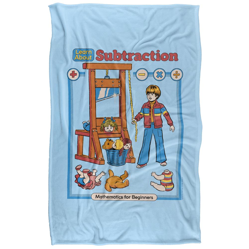 Steven Rhodes Learn About Subtraction Soft Touch Blanket
