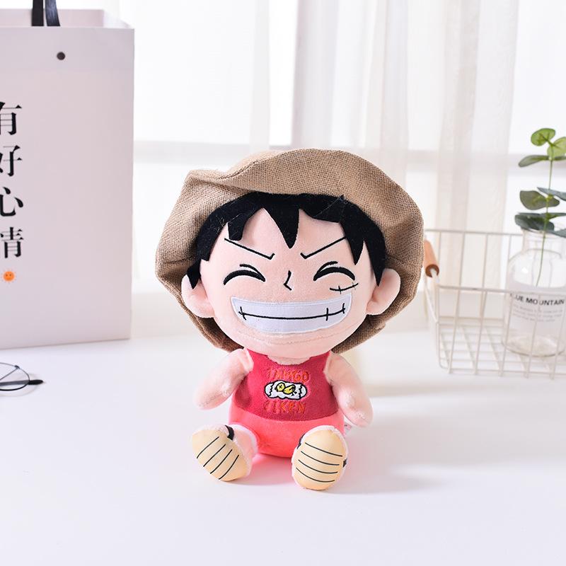 Аниме One Piece Плюшевые игрушки Луффи Чоппер Сабо Плюшевая кукла Набитая Каваи Милая игрушка Кукла Чоппера Брелок Хэллоуинский подарок Для ребенка