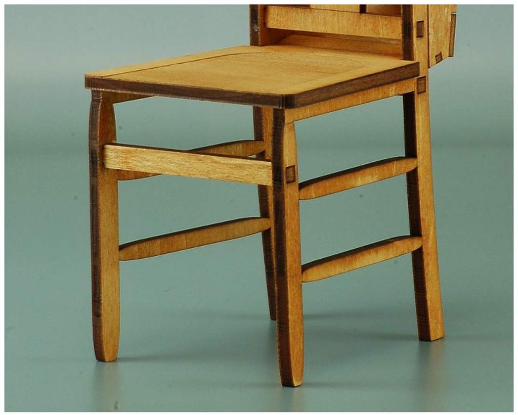 Kobaani Model Studio Серия Кукол Церковный Стул Сборочный Набор 1/6 DS-003