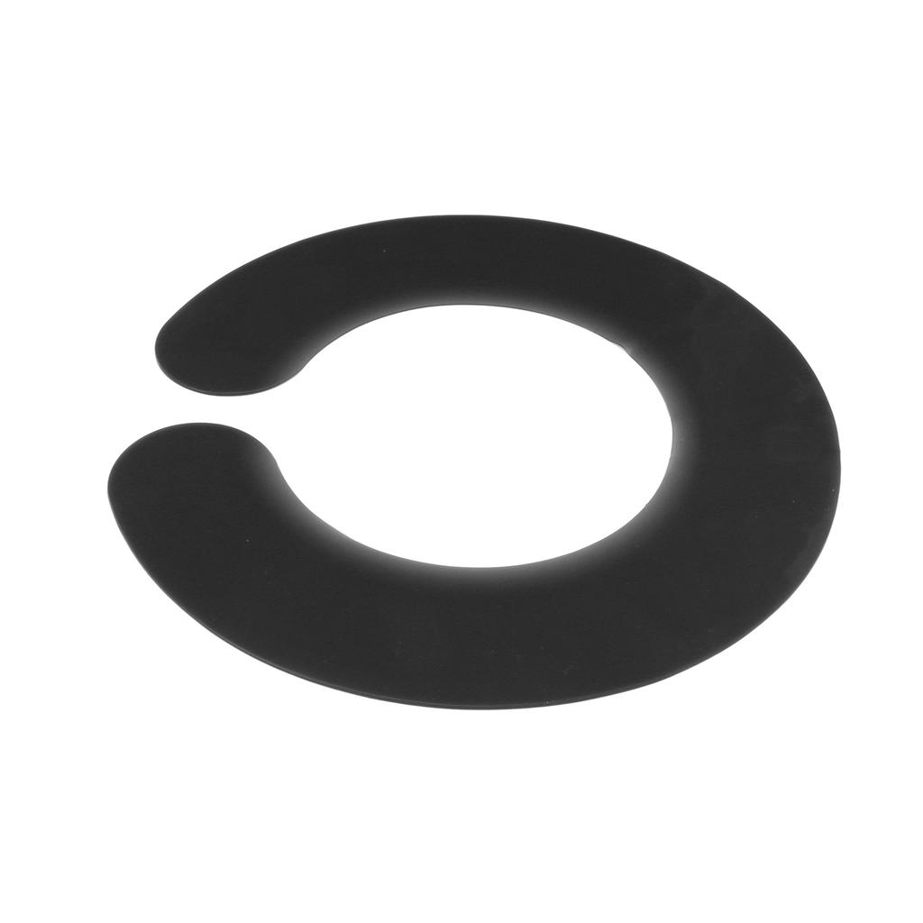 Воротник для стрижки волос Прочный Легко чистится Водонепроницаемый Удобный Мягкий Накидка для окрашивания волос Черный