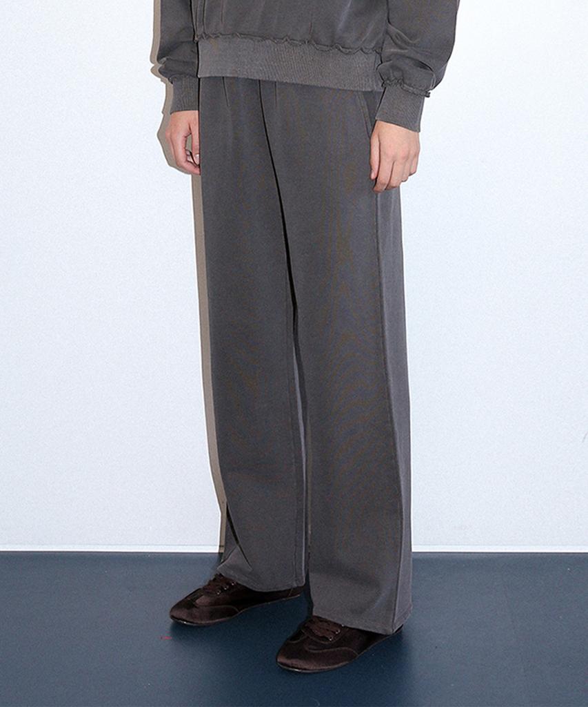 KISYNING Vintage Dark Moon Wide Sweat Pants (Charcoal)