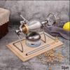 Stainless Steel Hand-Cranked Mini Popcorn Machine