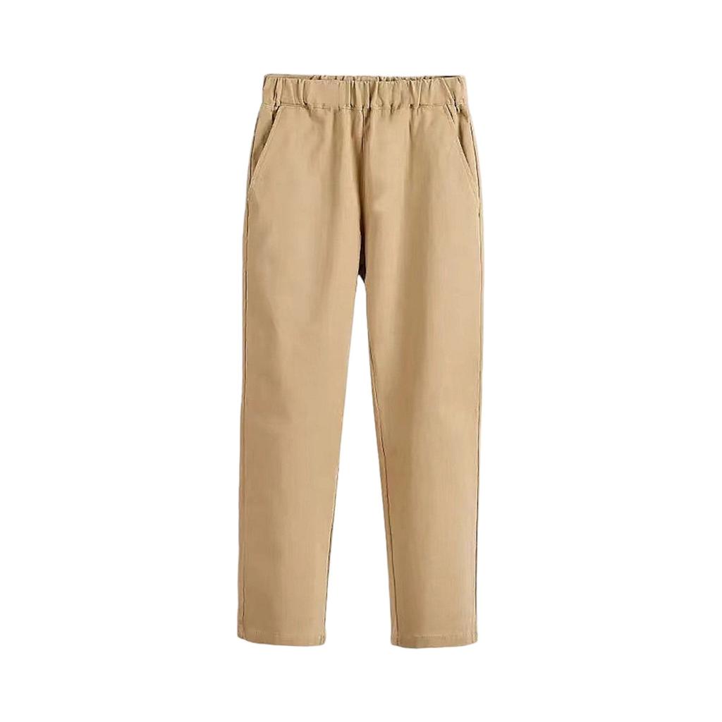 Брюки школьной формы для мальчиков - Платьевые брюки на резинке