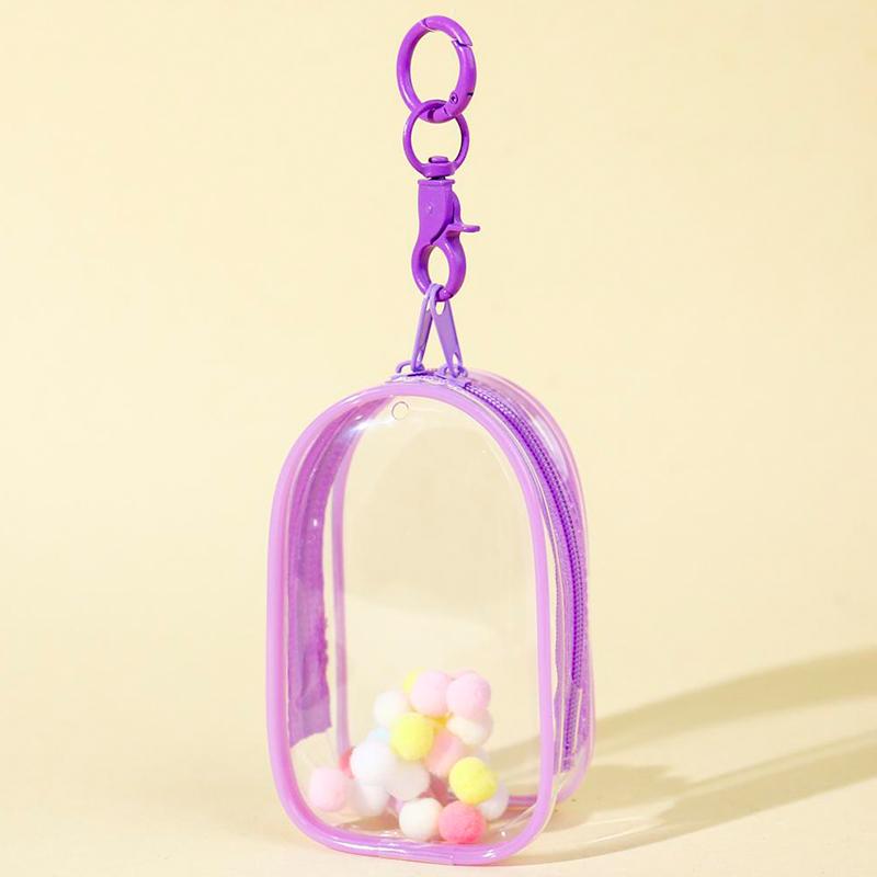 Коробка для хранения ювелирных изделий Прозрачная сумка для хранения Таинственная шкатулка Сумка-брелок Коробка для хранения Утолщенный кошелек Милая кукольная витрина Уличная сумка