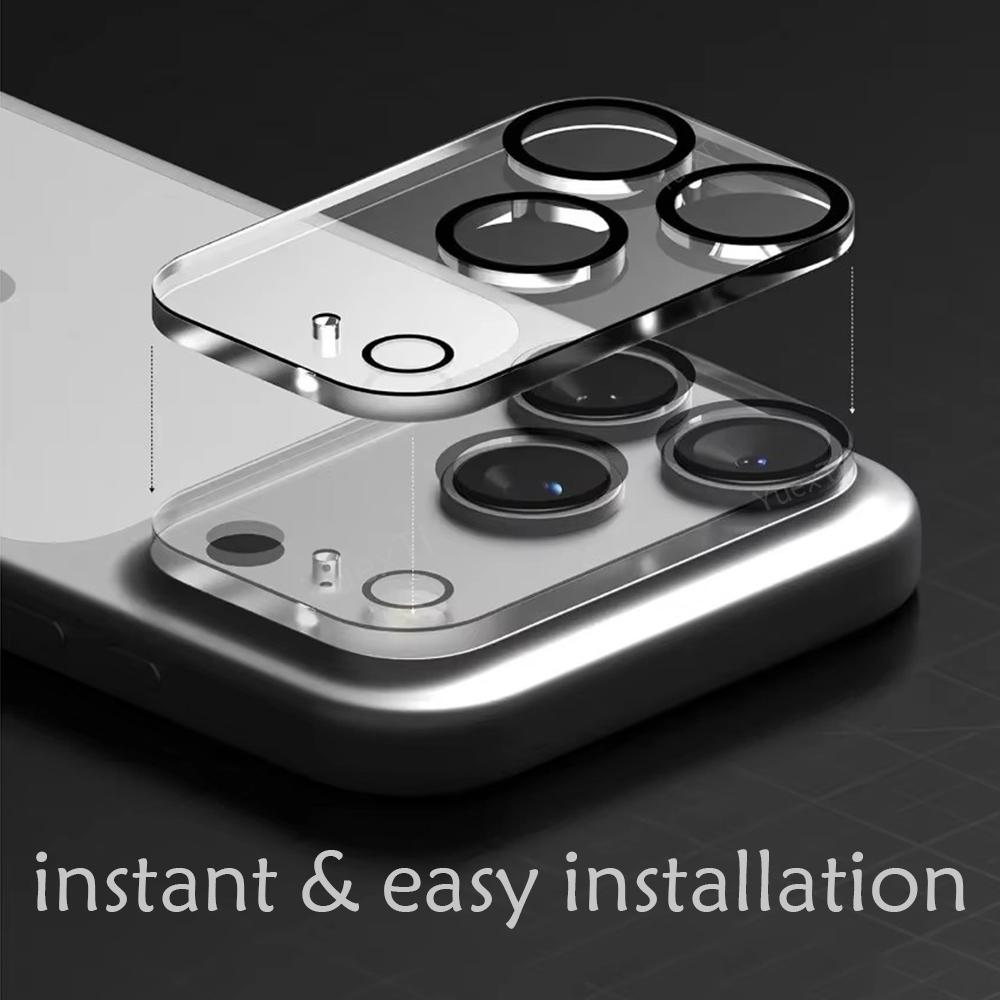 3 шт. Защитное стекло для объектива камеры для iPhone 17 Pro Max 17 Pro 17 Air 9H HD Защитное стекло для объектива Камера Акриловая Прозрачная