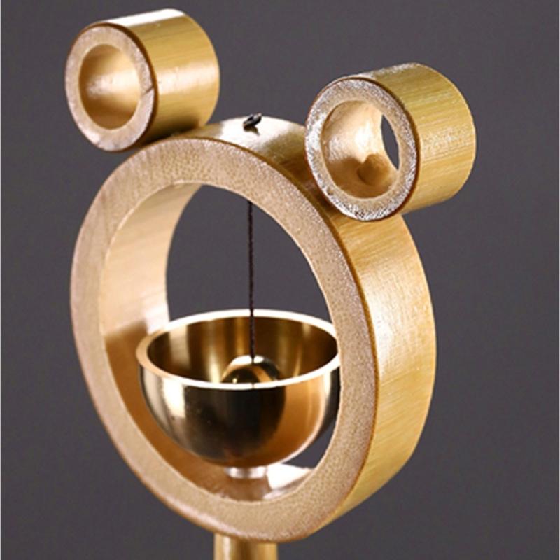 Магнитное крепление Бамбуковые колокольчики Снижающие стресс Подвесные колокольчики Множественное размещение на металлической двери, поверхности холодильника Декор