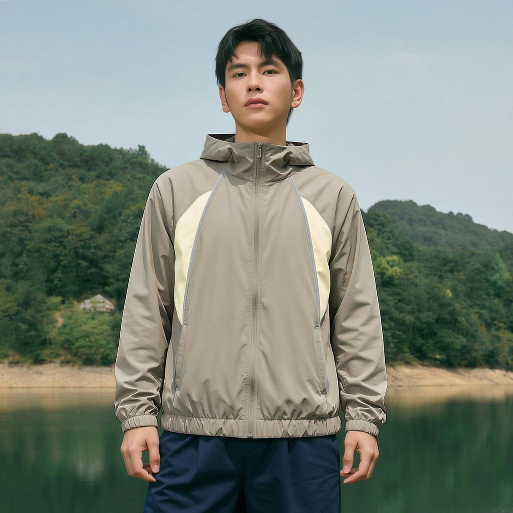 UPF10 + Outdoor Sunscreen Clothing Men's Summer UV Protection Lightweight Breathable Hooded Skin Clothing Outdoor Fishing Sunscreen