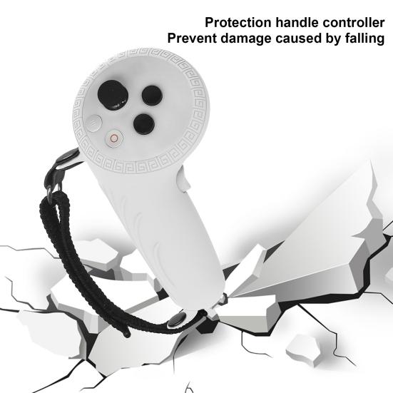 Силиконовый защитный кожух контроллера с противоскользящей рукояткой и защитой линз Защита гарнитуры VR