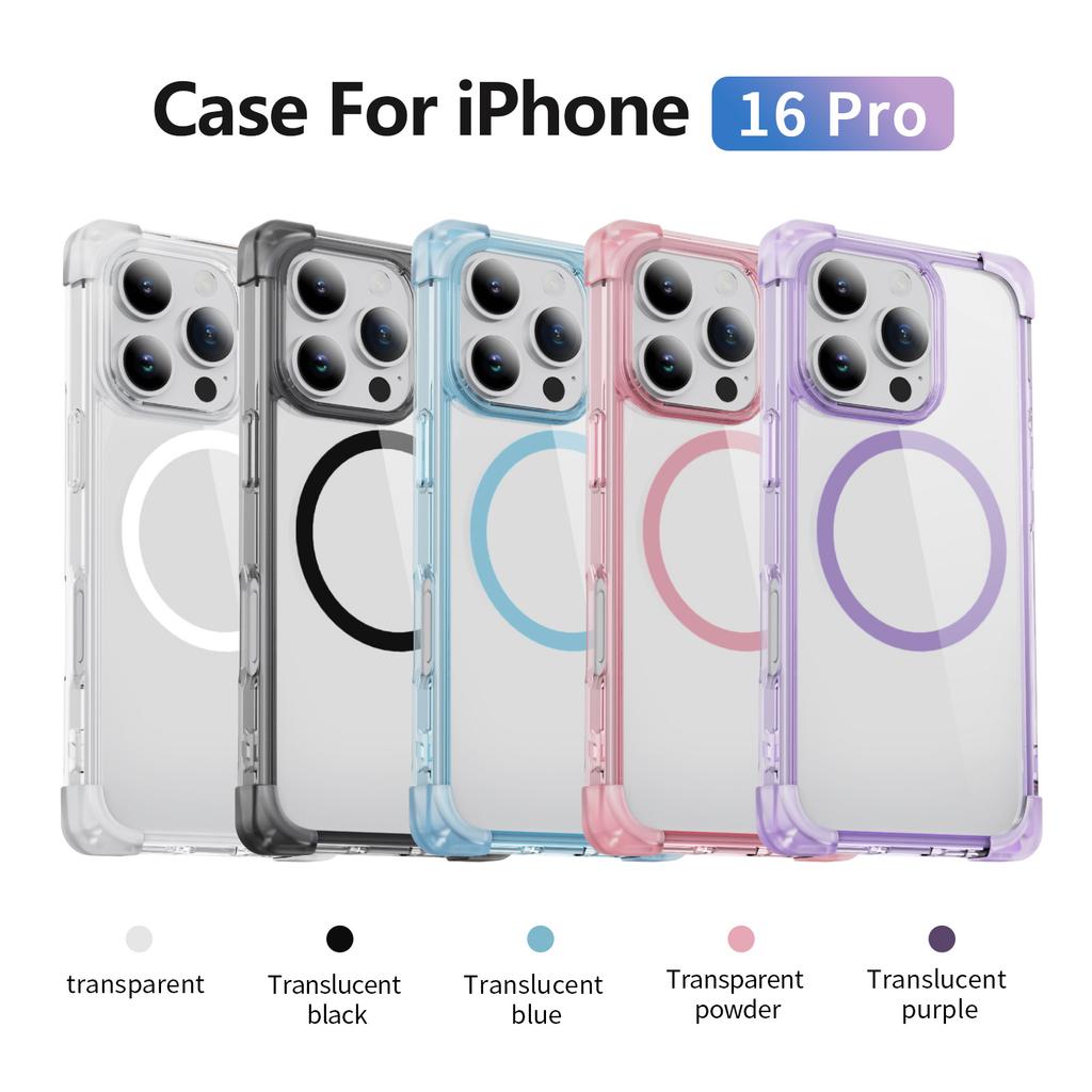 Mobile Phone Case for Apple 13/14/15/Mobile Phone Case Niche High-end Transparent Magnetic Ultra-thin for Apple 16 Mobile Phone Case