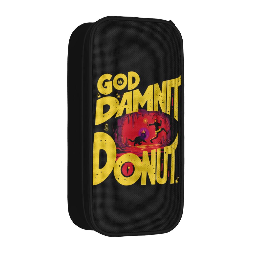 Retro Dungeon Crawler Carl Pencil Case Fun Pen Bag Student Large Storage Students School Gift Pencilcases