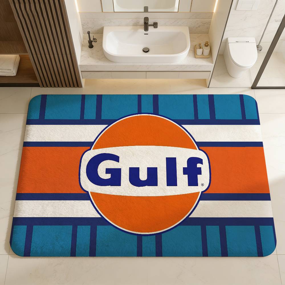 G-Gulfs Racing Logo Entrance Door Mat Nordic Style Home Doormat Bathroom-Toilet Mats Bedroom Hotel Decor Mat