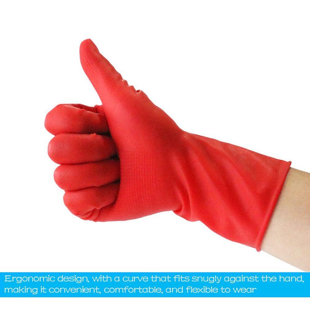 26CM Kids Work Gloves Red Yellow Blue Protective Mitts Tool Child Househeld Gloves Washing Clothes