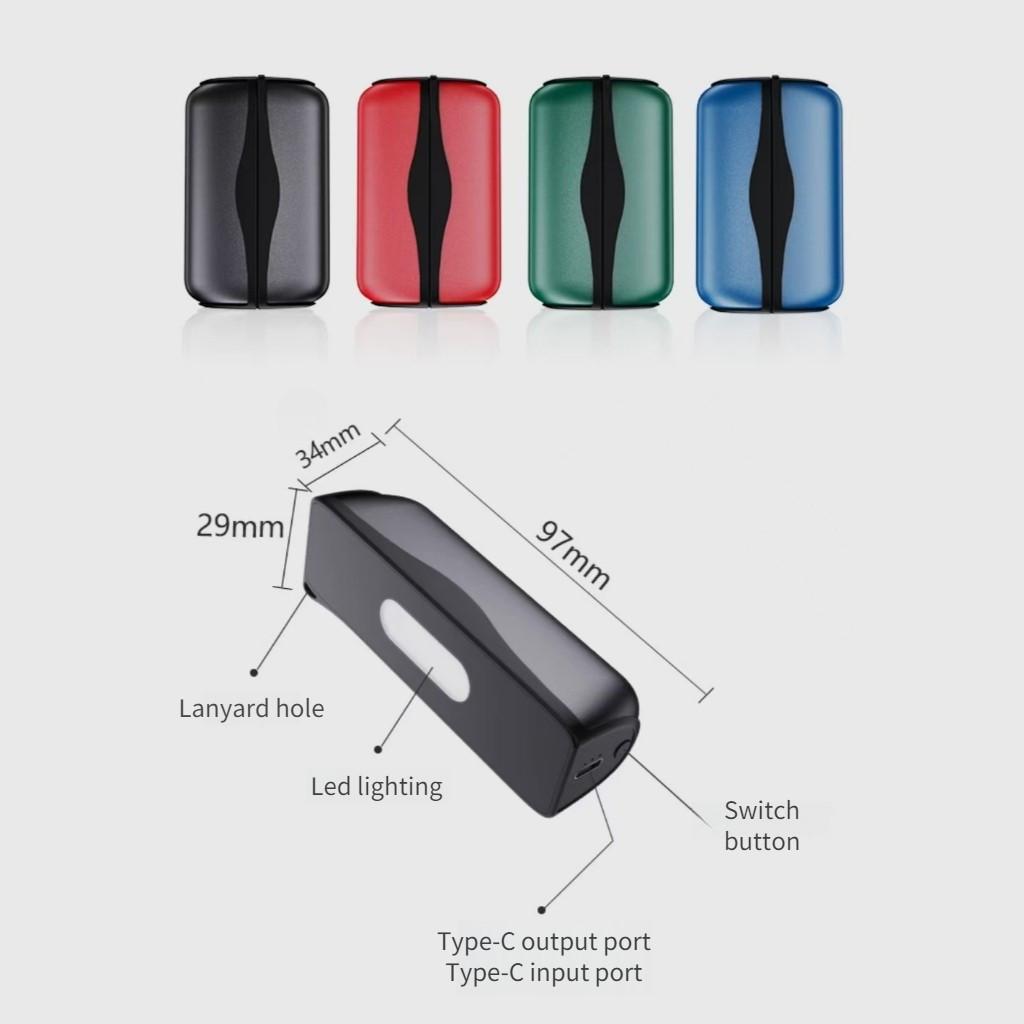 5000 мАч x 2 USB Зарядка Двусторонний нагрев Раздельный тип Электрическая грелка для рук Зарядное устройство Магнитная грелка для рук
