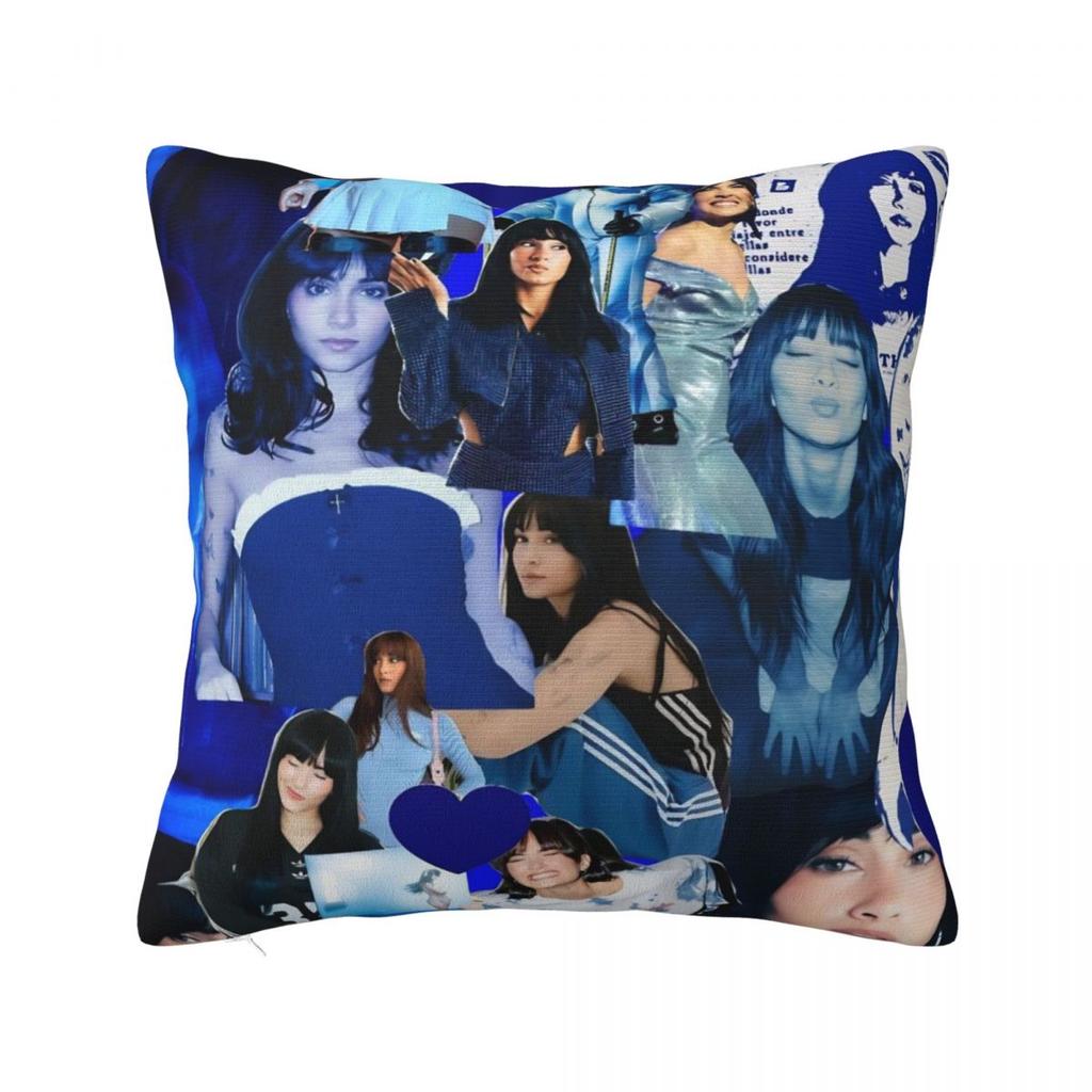 Aitana Spanish Music Singer Photo Pattern Pillow Cover Cushion Cover Square Pillow Case Morden Pillowcases For Living Room Chair