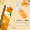 Jaysuing Turmeric cleanser comes with silicone brush head, gentle cleansing and oil control cleansing skin care products for the face 100ml