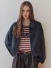 Maxza Shirt Collar Handmade Zip-Up Jacket