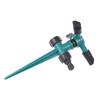 Garden Sprinkler Ground Inserted Rotating Lawn Sprinkler For Yard 360-Degree Automatic Rotating Three-Fork Irrigation Sprinkler