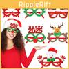 Decoration Christmas Santa Claus Snowman Glasses Adult Child Xmas Party Props