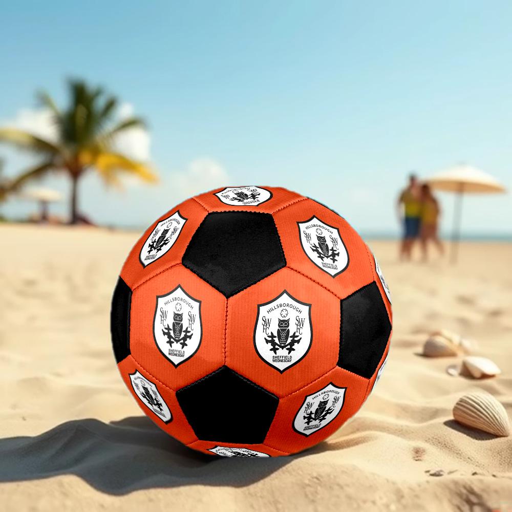 Sheffield Wednesday Soccer Ball Colorful All Ages Machine Stitched PVC Competition Ready Durable High-Bounce.SIZE5