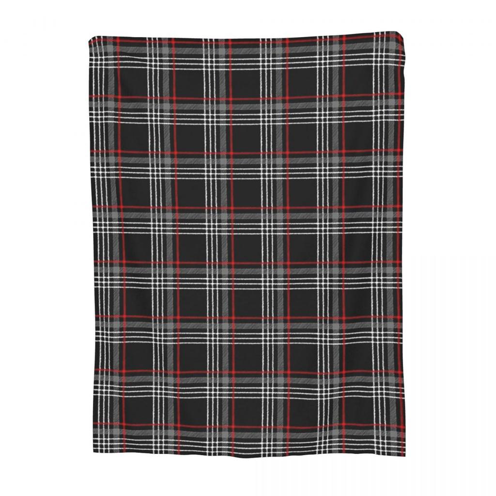 Tartan Flannel Throw Blanket Soft Warm Bedspread for Bed Living Room Picnic Travel Sofa