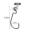 5 шт. 3,5 г/5 г/7 г/10 г Открытый джиг-головка Рыболовный крючок Крючок для мягких приманок Джиг-крючок Крючок для кренка Оснастка для ловли окуня и щуки