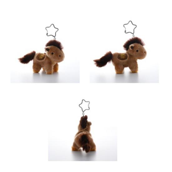 Реалистичный брелок-пони, плюшевая игрушка, милый брелок-пони, мини-подвеска в виде животного, легкий талисман на удачу, подарок для детей, друзей