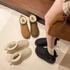 2024 New Women's Snow Boots Comfortable Warm Plush Ankle Boots Women Thickened Fluff Winter Ladies Shoes Flat Platform Shoes Boots Woman