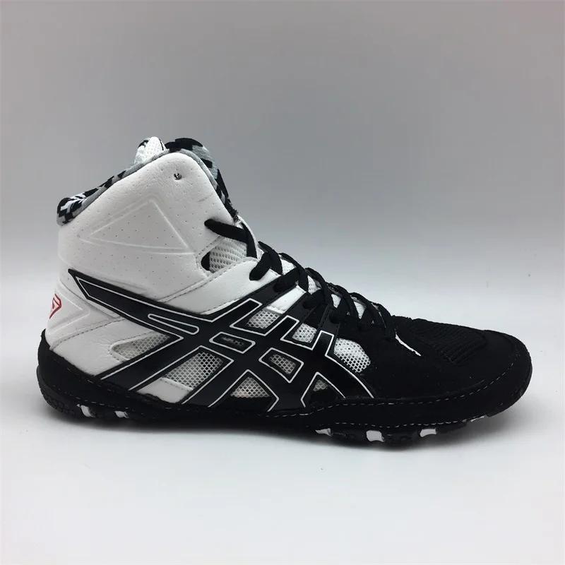 Высококачественные сетчатые дышащие боксерские кроссовки, размер 39-46#, профессиональные борцовские ботинки, мужские легкие боевые боксерские туфли