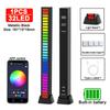 Sound Pickup Light RGB Colourful LED Lights App Controls Music Rhythm Neon Light Voice Activated Ambient Atmosphere Night Lights