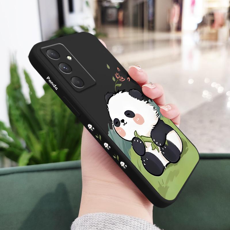 Baby Panda Phone Case For Samsung Galaxy A56 A36 A26 A16 A06 A17 A07 A55 A35 A25 A15 A05 A54 A34 A24 A14 A04 4G 5G Cover