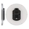 CASIO Wall Aluminum Nighttime Second Hand Stop Clock, Radio-Controlled, Silver, Analog, Frame, Function, IQ-2100J-8JF