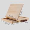 Tabletop Easel Sketching Board Foldable Wooden Painting Portable Adjustable Angle Drawing Beginners