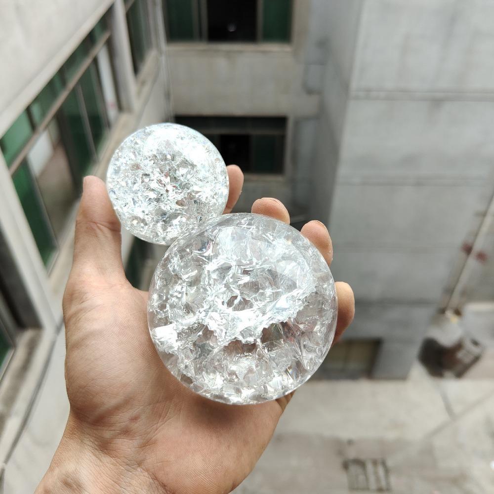 Transparent Handicraft Feng Shui Decorative DIY Crystal Ball Magic Sphere Glass Marble Ornament