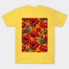 Unisex Fashion TShirt Wrens In A Red Anemone Garden Print TShirt Plus Size S-5XL T-Shirt 100%Cotton Tops O Neck Short Sleeve Tees