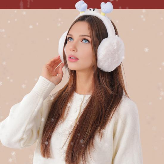 Наушники Дизайн Краба Мягкий Плюш Теплые Зимние Грелки для Ушей Складная Эластичная Повязка на Голову Зимняя Защита Ушей Наушники