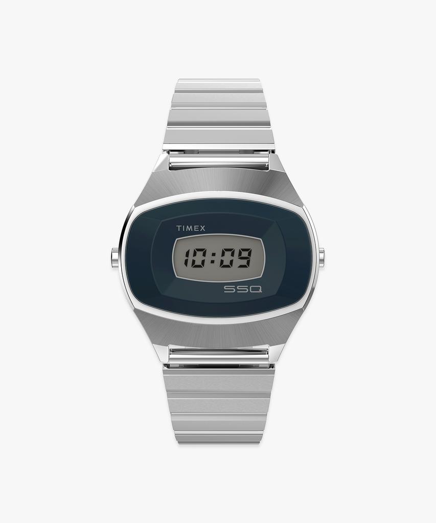Taimaegseu Q Timex 1975 Ssq Reissue Цифровые часы 38 мм