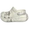 Crush Pearlized Marble Clog Comfortable Versatile Clogs Unisex Clogs Gray White 211628-0PZ