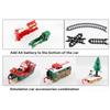 Christmas Kids Musical Santa Claus Xmas Tree Train Track Sets Toys with Lights Sound Boys Girls Gift