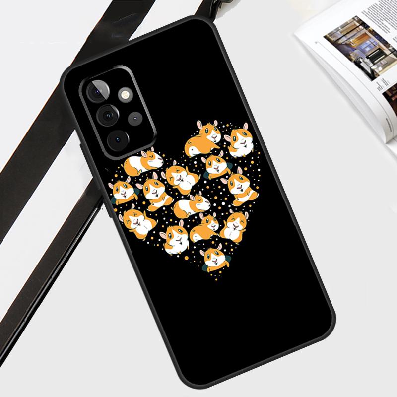 Funny Guinea Pig Case For Samsung Galaxy A55 A35 A15 A56 A36 A26 A16 A06 A54 A34 A14 A12 A22 A32 A52 A13 A53