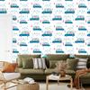 Cars and animals wallpaper for living room and bedroom 50x1000