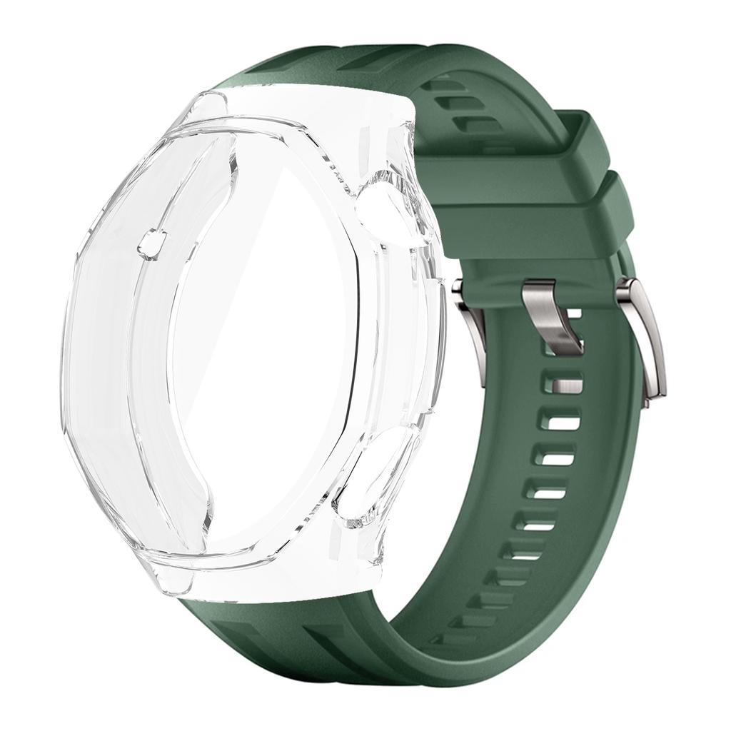 Чехол из ТПУ + Силиконовый ремешок для Huawei Watch GT6 Pro 46 мм Всесторонний защитный чехол-оболочка для экрана Спортивный ремешок Браслет