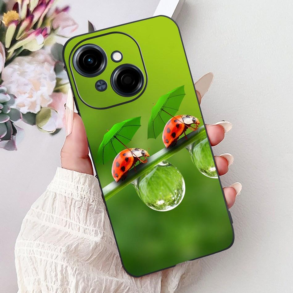 Для Tecno Spark Go 1 Модный Крутой Узор Чехол Для Телефона Для Tecno Spark Go 2025 Go1 Черный Силиконовый Мягкий Чехол